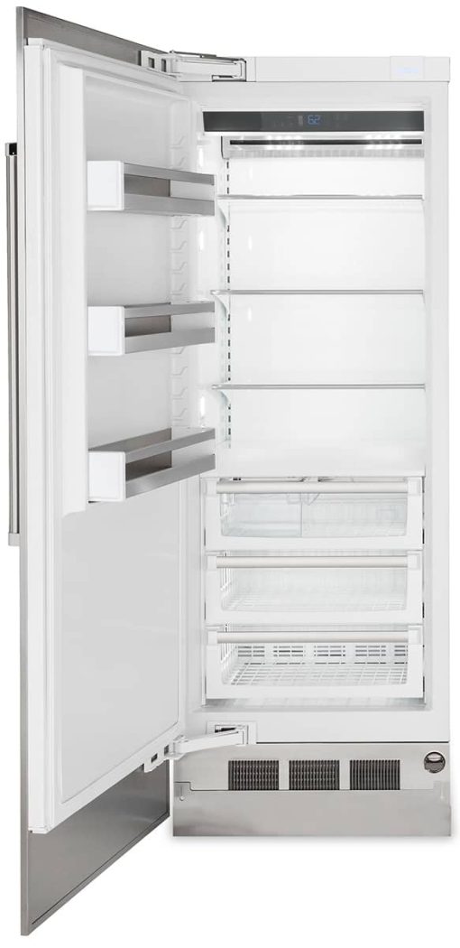 Viking 7 Series 30" White Left-Hinge Fully Integrated All Freezer - Image 2