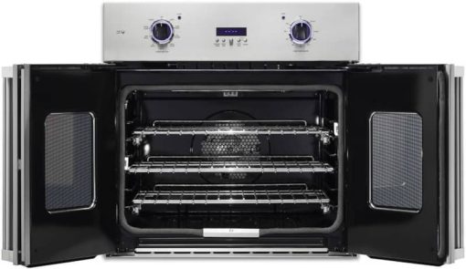 Viking 7 Series 30" Pacific Grey Built-In French-Door Single Wall Oven - Image 2