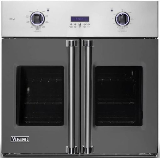 Viking 7 Series 30" Damascus Grey Built-In French-Door Single Wall Oven