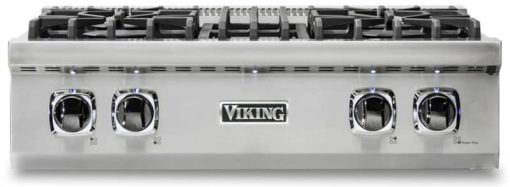 Viking 5 Series 30" Stainless Steel Liquid Propane Gas Rangetop