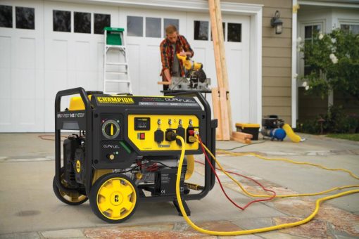 Champion 7500 Watt Dual Fuel Portable Generator with Electric Start - Image 5