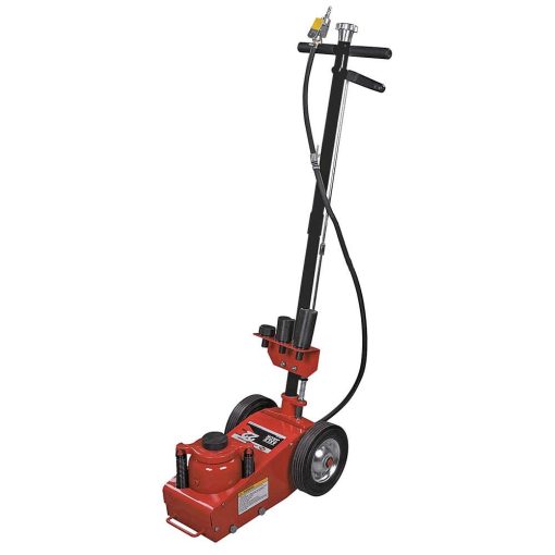 American Forge Air/Hydraulic Axle Floor Jack with 3 Piece Ram Extension Kit 22 Ton Capacity