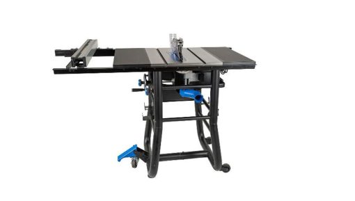 10" Left Tilt Contractor Saw with 30" RH Rip with Steel Wings - Image 4