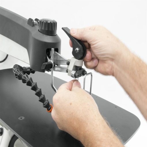 Jet JWSS-22B Scroll Saw 22" with Foot Switch and Universal Stand Bundle - Image 3