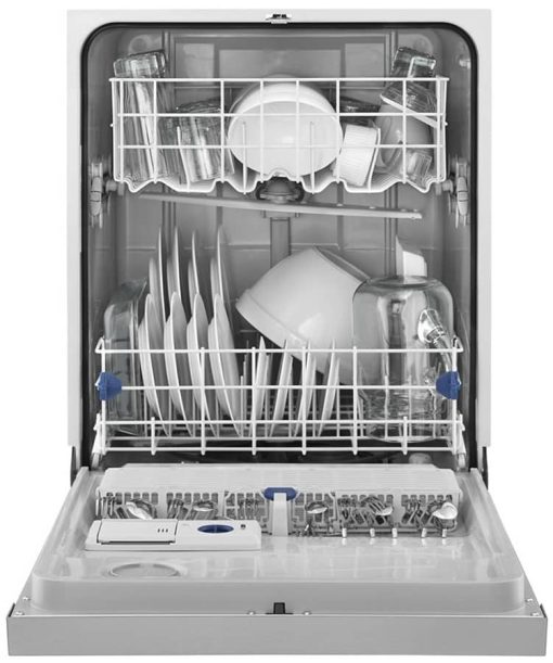 Whirlpool 24" Monochromatic Stainless Steel ENERGY STAR Dishwasher With 1-Hour Wash Cycle - Image 3