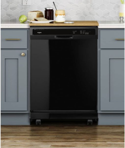 Whirlpool 24" Black Heavy-Duty Portable Dishwasher With 1-Hour Wash Cycle - Image 7