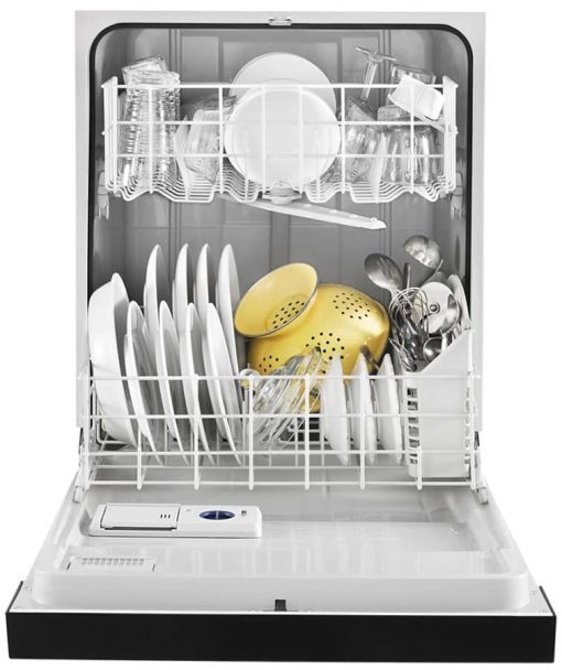 Whirlpool 24" Black Heavy-Duty Portable Dishwasher With 1-Hour Wash Cycle - Image 3