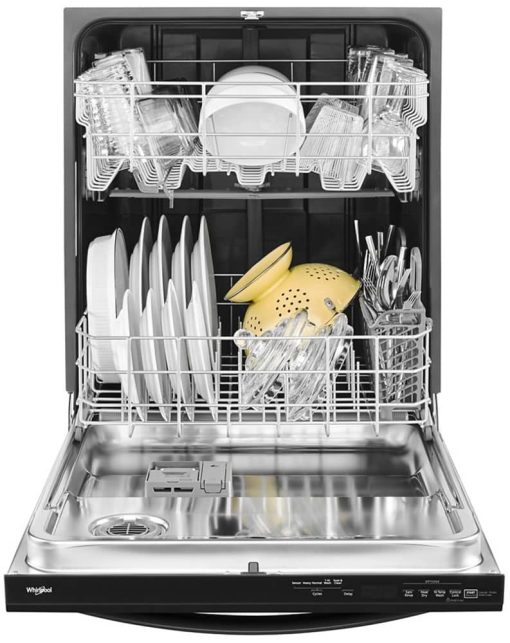 Whirlpool 24" Black Dishwasher With Fan Dry - Image 2