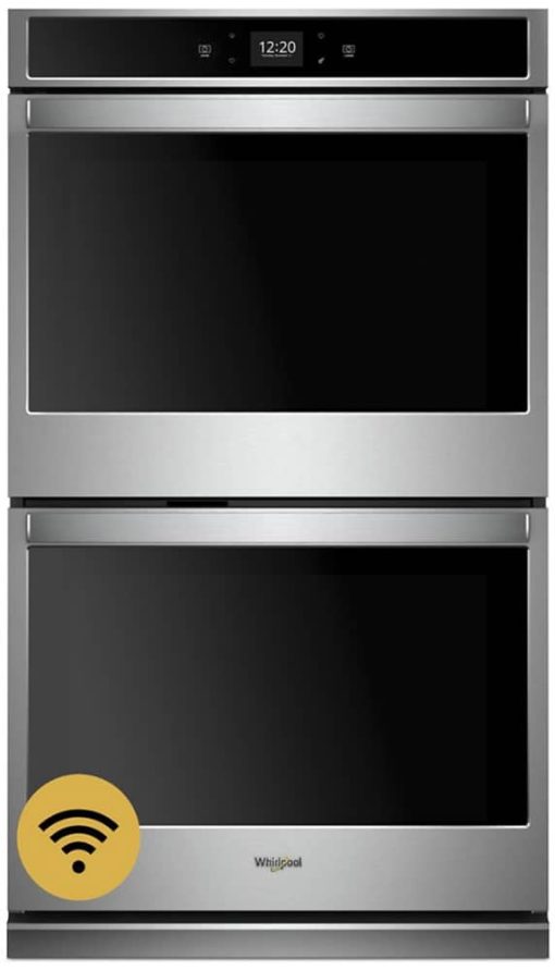 Whirlpool 30" Stainless Steel Smart Double Electric Wall Oven