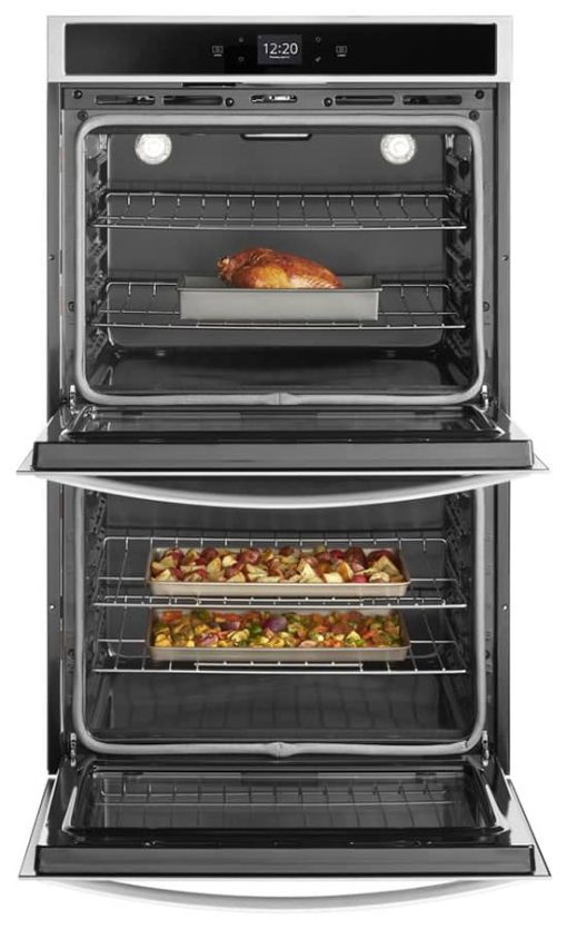 Whirlpool 30" Stainless Steel Smart Double Electric Wall Oven - Image 2