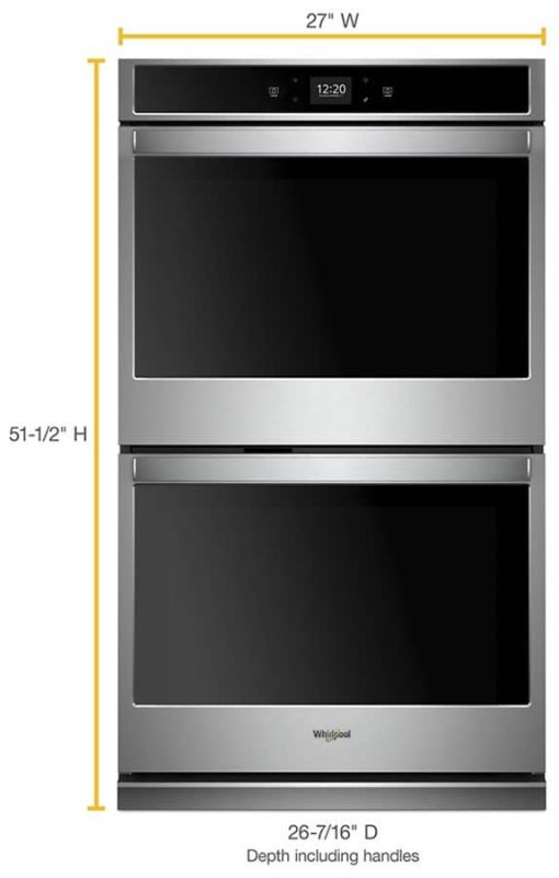 Whirlpool 27" Stainless Steel Smart Double Electric Wall Oven - Image 5