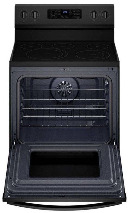 Whirlpool 5.3 Cu. Ft. Black Electric 5-In-1 Air Fry Oven - Image 2