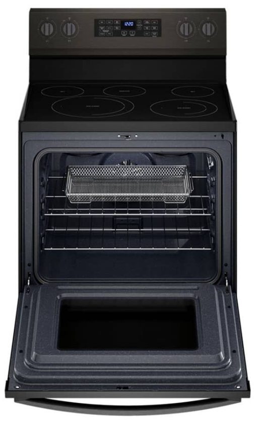 Whirlpool 5.3 Cu. Ft. Fingerprint Resistant Black Stainless Electric 5-In-1 Air Fry Oven - Image 2