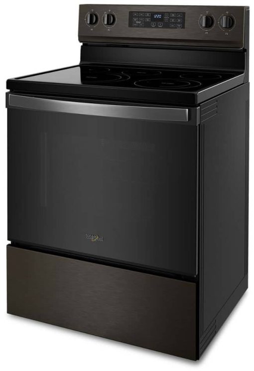 Whirlpool 5.3 Cu. Ft. Fingerprint Resistant Black Stainless Electric 5-In-1 Air Fry Oven - Image 3