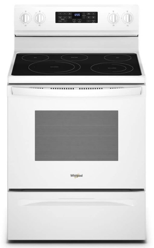 Whirlpool 5.3 Cu. Ft. White Electric 5-In-1 Air Fry Oven
