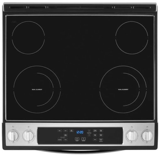 Whirlpool ADA 4.8 Cu. Ft. Stainless Steel Electric Range With Frozen Bake Technology - Image 6