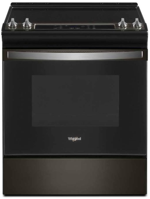 Whirlpool ADA 4.8 Cu. Ft. Fingerprint Resistant Black Stainless Electric Range With Frozen Bake Technology