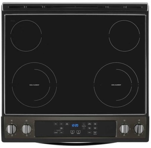 Whirlpool ADA 4.8 Cu. Ft. Fingerprint Resistant Black Stainless Electric Range With Frozen Bake Technology - Image 6