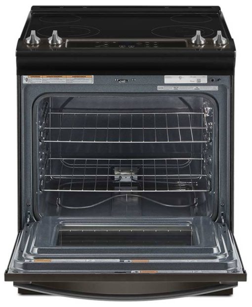 Whirlpool ADA 4.8 Cu. Ft. Fingerprint Resistant Black Stainless Electric Range With Frozen Bake Technology - Image 2