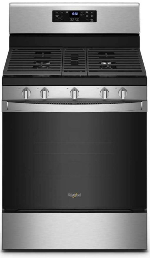 Whirlpool 5 Cu. Ft. Stainless Steel 5-In-1 Air Fry Gas Range