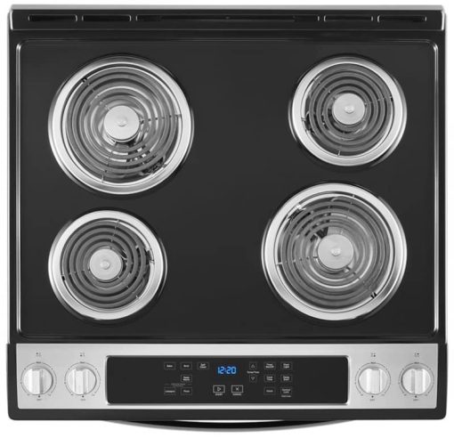 Whirlpool ADA 4.8 Cu. Ft. Stainless Steel Electric Range With Frozen Bake Technology - Image 7