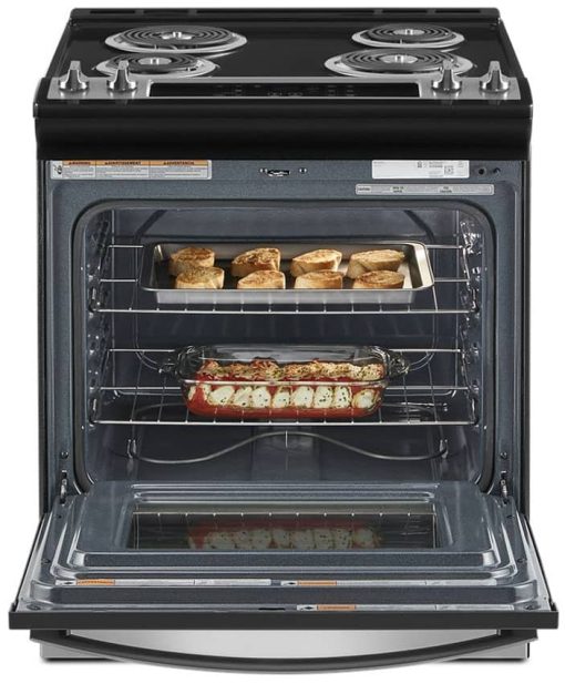 Whirlpool ADA 4.8 Cu. Ft. Stainless Steel Electric Range With Frozen Bake Technology - Image 3
