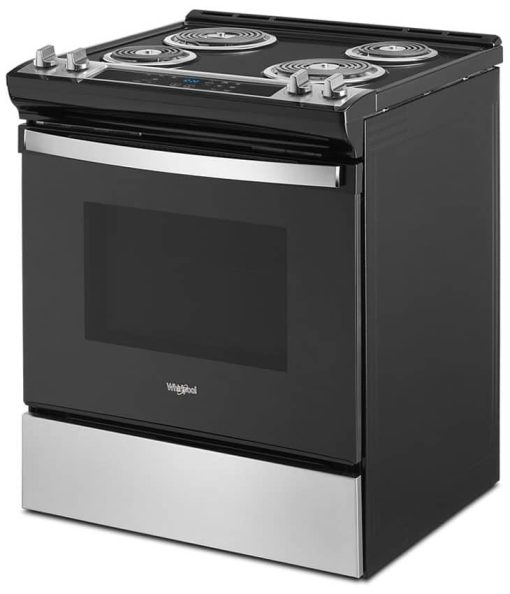 Whirlpool ADA 4.8 Cu. Ft. Stainless Steel Electric Range With Frozen Bake Technology - Image 4
