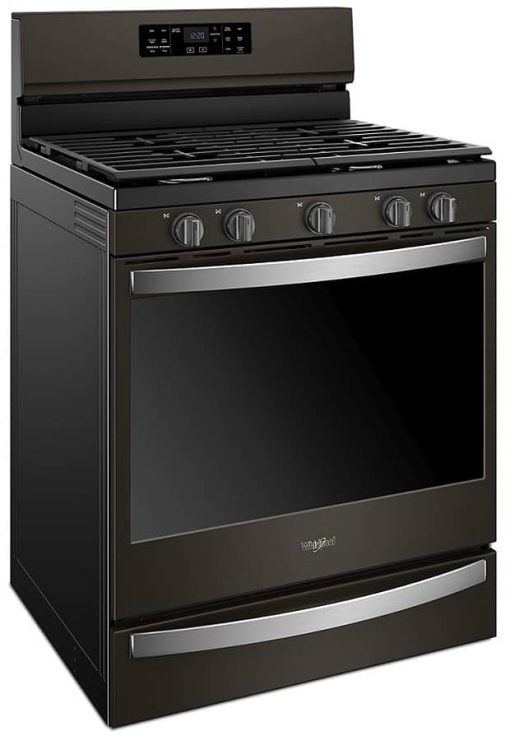 Whirlpool 5.8 Cu. Ft. Fingerprint Resistant Black Stainless Steel Freestanding Gas Range With Frozen Bake Technology - Image 4