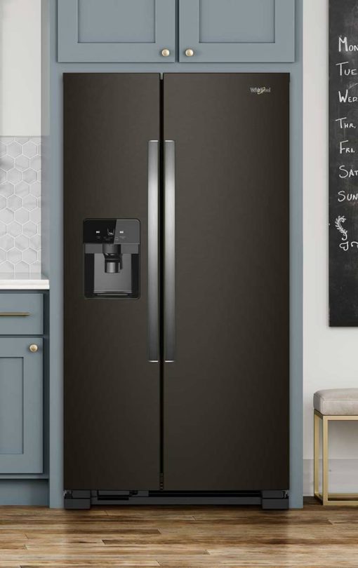 Whirlpool ADA 33" Fingerprint Resistant Black Stainless Side-By-Side Refrigerator - Image 5
