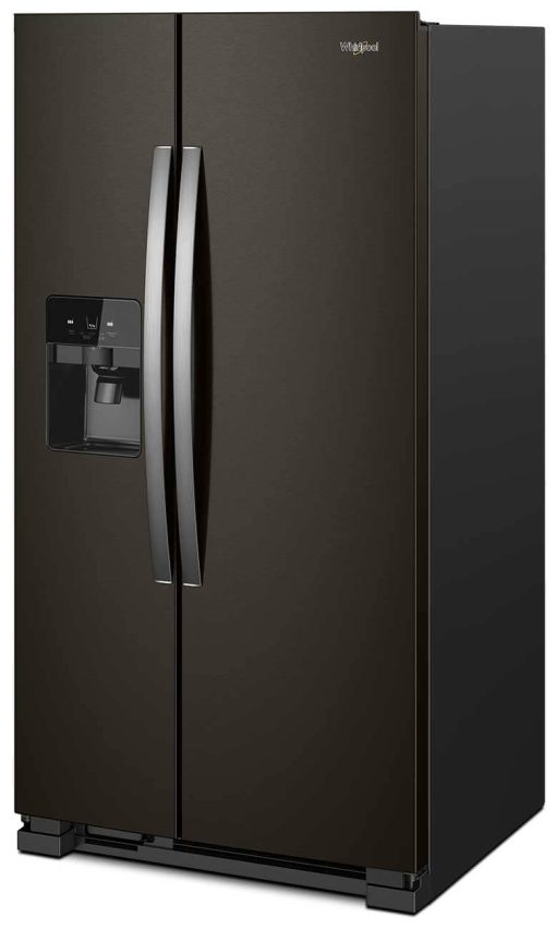 Whirlpool ADA 33" Fingerprint Resistant Black Stainless Side-By-Side Refrigerator - Image 3