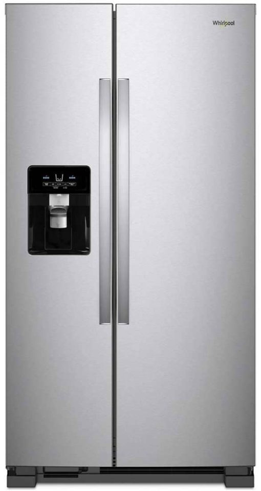Whirlpool ADA 33" Fingerprint Resistant Stainless Steel Side-By-Side Refrigerator