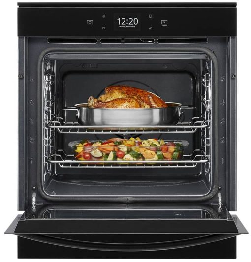 Whirlpool 24" Black Convection Wall Oven - Image 3
