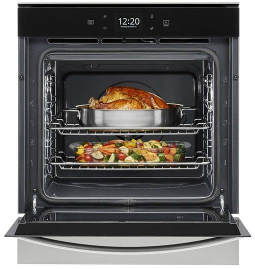 Whirlpool 24" Fingerprint Resistant Stainless Steel Convection Wall Oven - Image 3