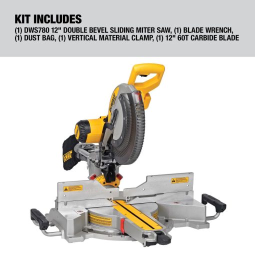 DEWALT 12” Miter Saw Double Bevel Sliding Compound - Image 4