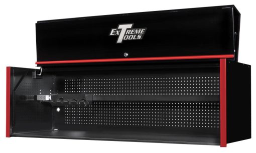 RX Series 72 In. x 30 In. Deep Hutch - Black w/Red Handle, Power Tool Rack - Image 2