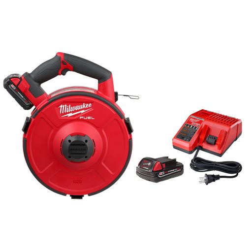 M18 FUEL™ Angler™ 120' Steel Pulling Fish Tape Kit