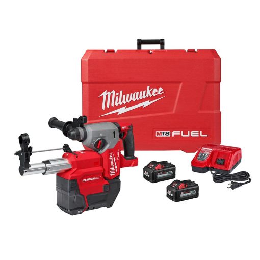 Milwaukee M18 FUEL™ Rotary Hammer 1" SDS Plus with Dust Extractor Kit