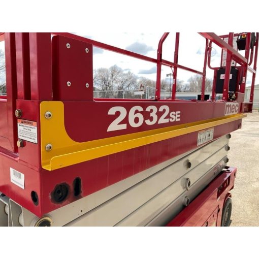 Mec 2632SE Slim 26' E Drive Electric Slab Scissor Lift Used - Image 7