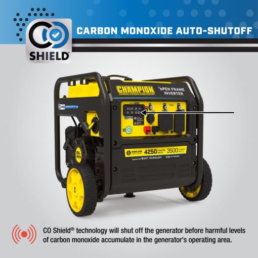 Champion 4250-Watt Open Frame Inverter with CO Shield and Wireless Remote Start - Image 4