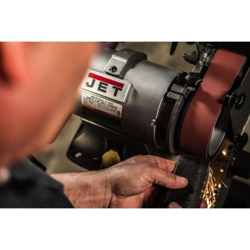 Variable Speed Combination Industrial 2 Inch x 48 Inch and 9 Inch Disc Grinder - Image 2
