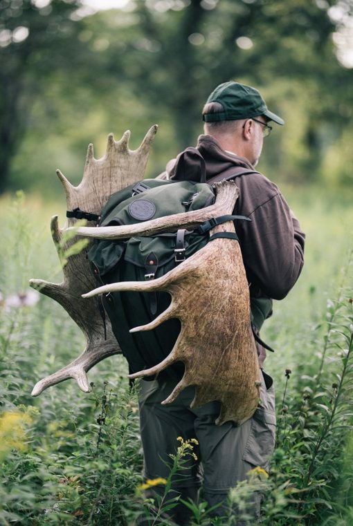57 Liter Capacity Olive Drab Canvas Bushcrafter Backpack - Image 6
