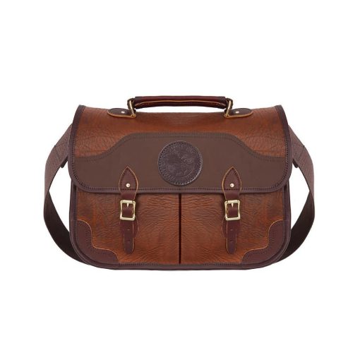 15 Liter Capacity Brown Trim Bison Leather Executive Briefcase