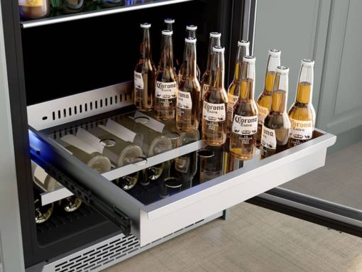 Zephyr 24" Stainless Frame Full Size Dual Zone Wine & Beverage Cooler - Image 8