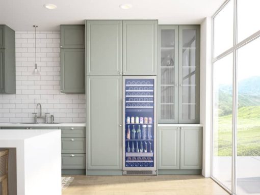 Zephyr 24" Stainless Frame Full Size Dual Zone Wine & Beverage Cooler - Image 7