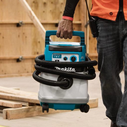Makita 36V (18V X2) LXT Dry Dust Extractor/Vacuum Brushless Cordless 4 Gallon HEPA Filter AWS Bare Tool - Image 3