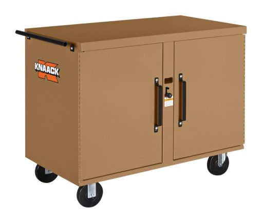 STORAGEMASTER Rolling Work Bench Steel Jobsite Box