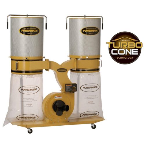 Dust Collector, 3 HP 1PH 230 V, 2-Micron Canister Kit