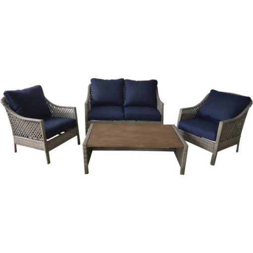 Outdoor Expressions Austin 4-Piece Chat Set