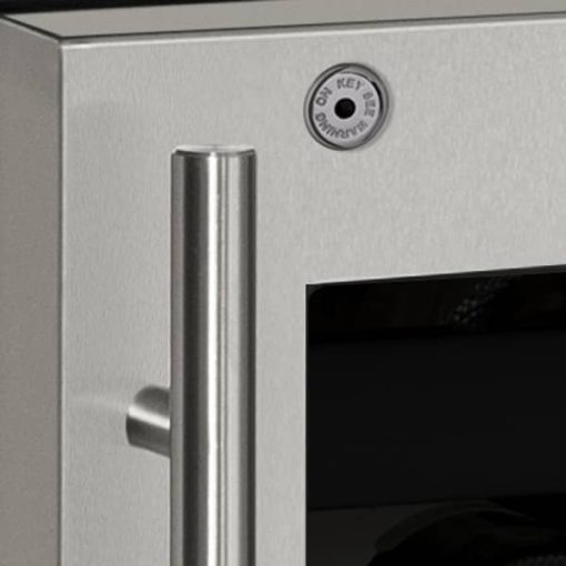 U-Line 24" Stainless Frame With Lock Right-Hinge Beverage Center - Image 4