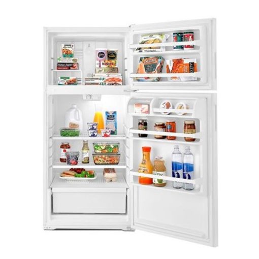 14.3 cu ft Top Freezer White Refrigerator - Image 2
